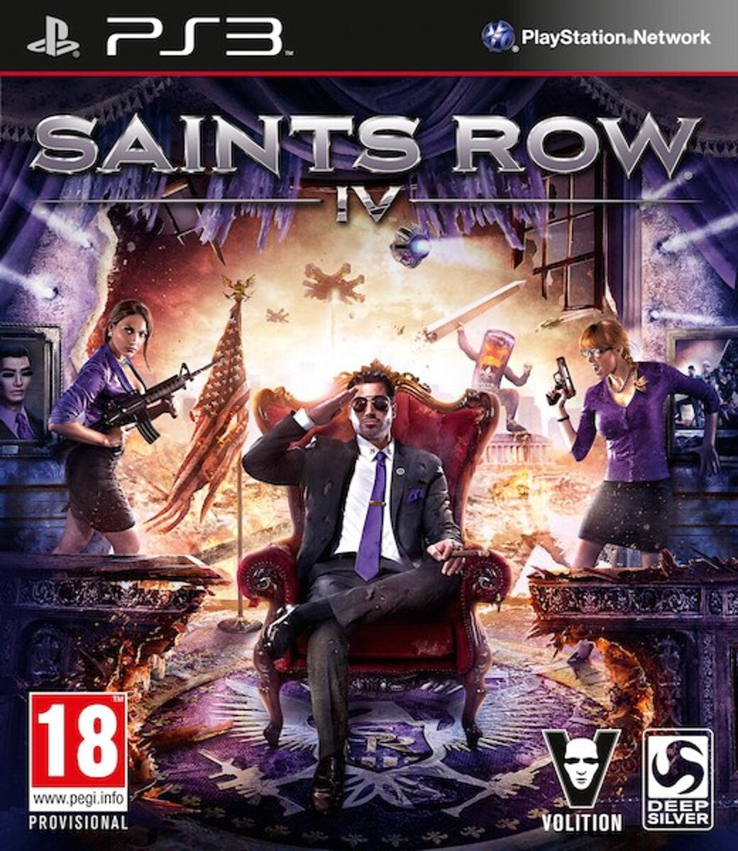 PS3 SAINTS ROW IV 4 - USADO