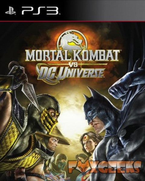 PS3 MORTAL KOMBAT vs DC UNIVERSE - USADO