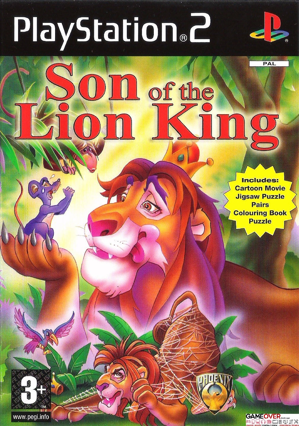 PS2 Son of the Lion King - USADO