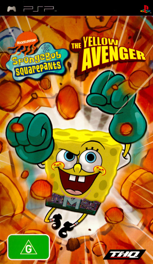 PSP Spongebob Squarepants The Yellow Avenger - USADO