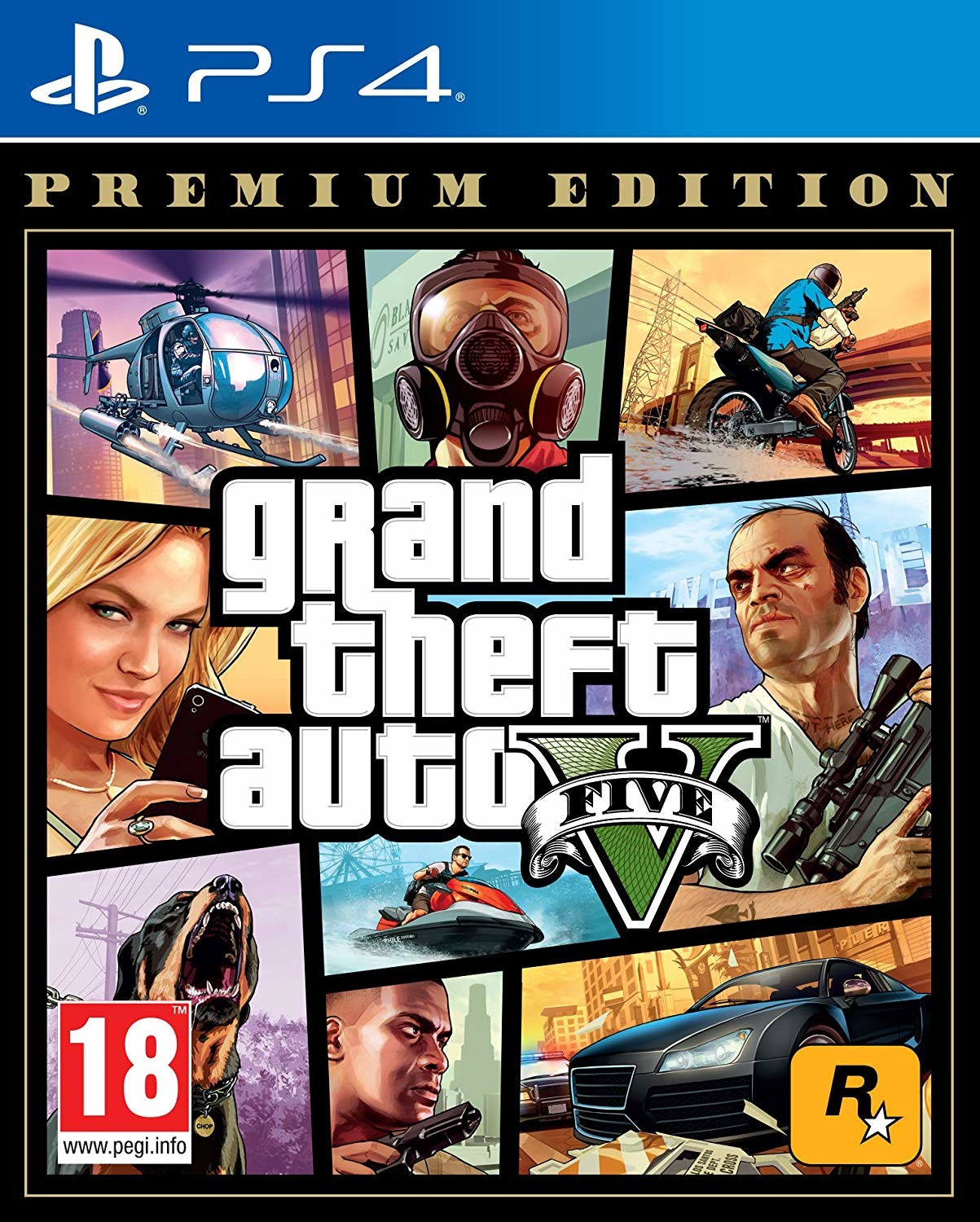 PS4 GTA V Premium Edition - USADO