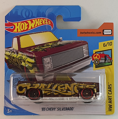 @ Hot Wheels 2019 ´83 Chevy Silverado HW Art Cars 6/10 247/250 FYC25