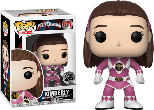 Power Rangers POP! TV Vinyl Figure Pink Ranger No Helmet 9 cm