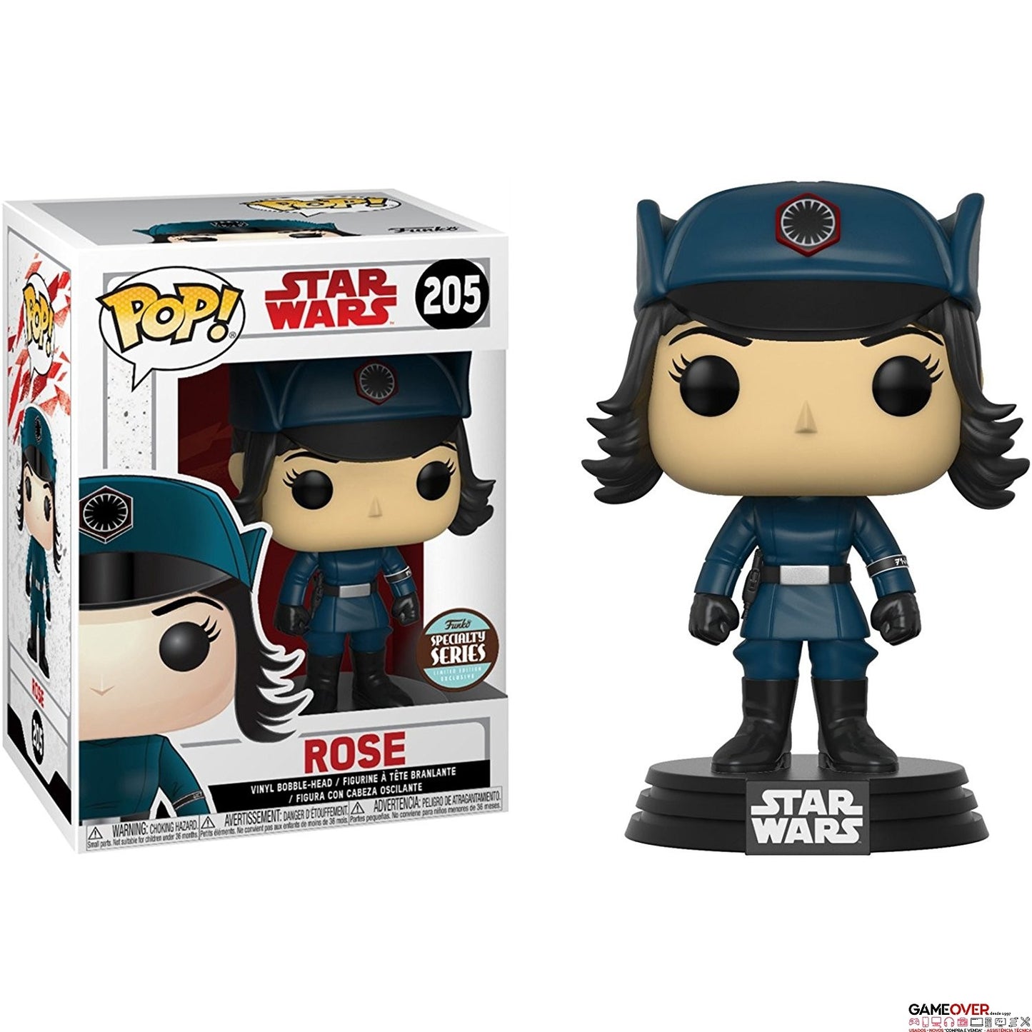 Funko POP! #205 Star Wars The Last Jedi Rose in Disguise Exclusive