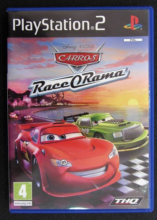 PS2 DISNEY PIXAR CARROS RACE-O-RAMA - USADO