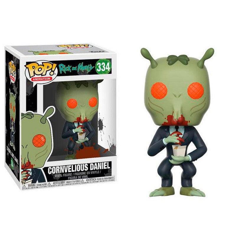 Funko Pop! Rick e Morty cornvelious Daniel #334 Figura De Vinil
