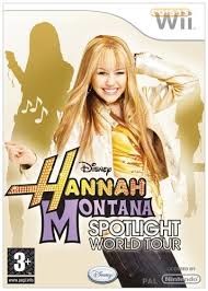 WII DISNEY HANNAH MONTANA - USADO