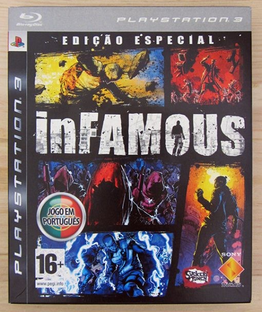 PS3 INFAMOUS EDIÇAO ESPECIAL - USADO