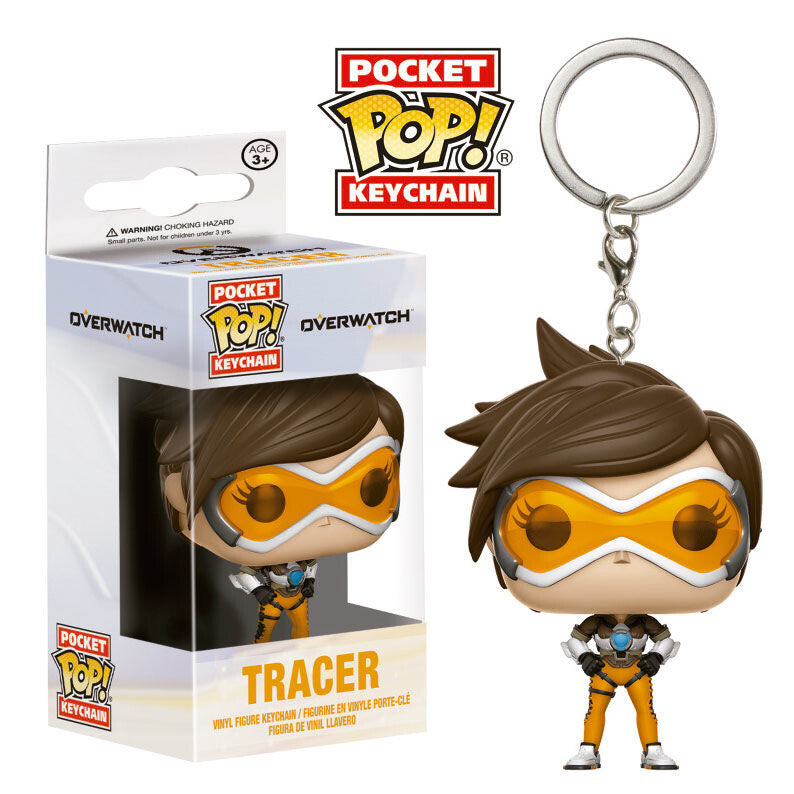 Funko Pop Keychain: Overwatch, Tracer