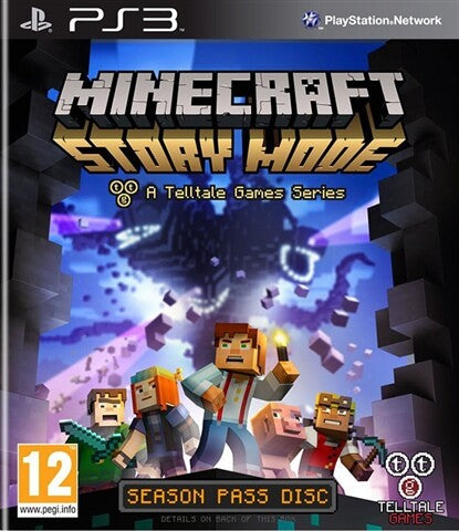 PS3 MINECRAFT Story Mode Season Pass Disc - USADO