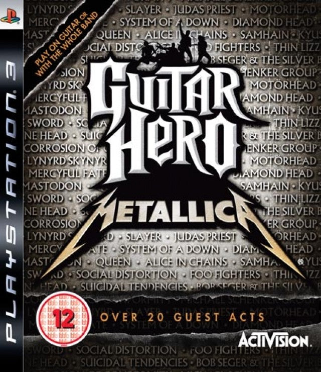 PS3 GUITAR HERO METALLICA - USADO