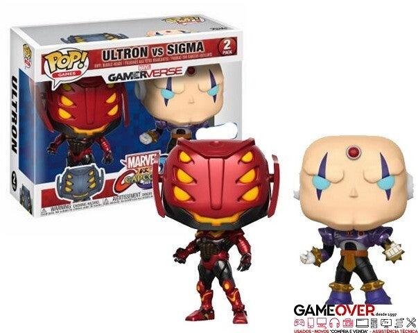 FUNKO POP! Games MvC 2 Pk Ultron RDBK Sigma