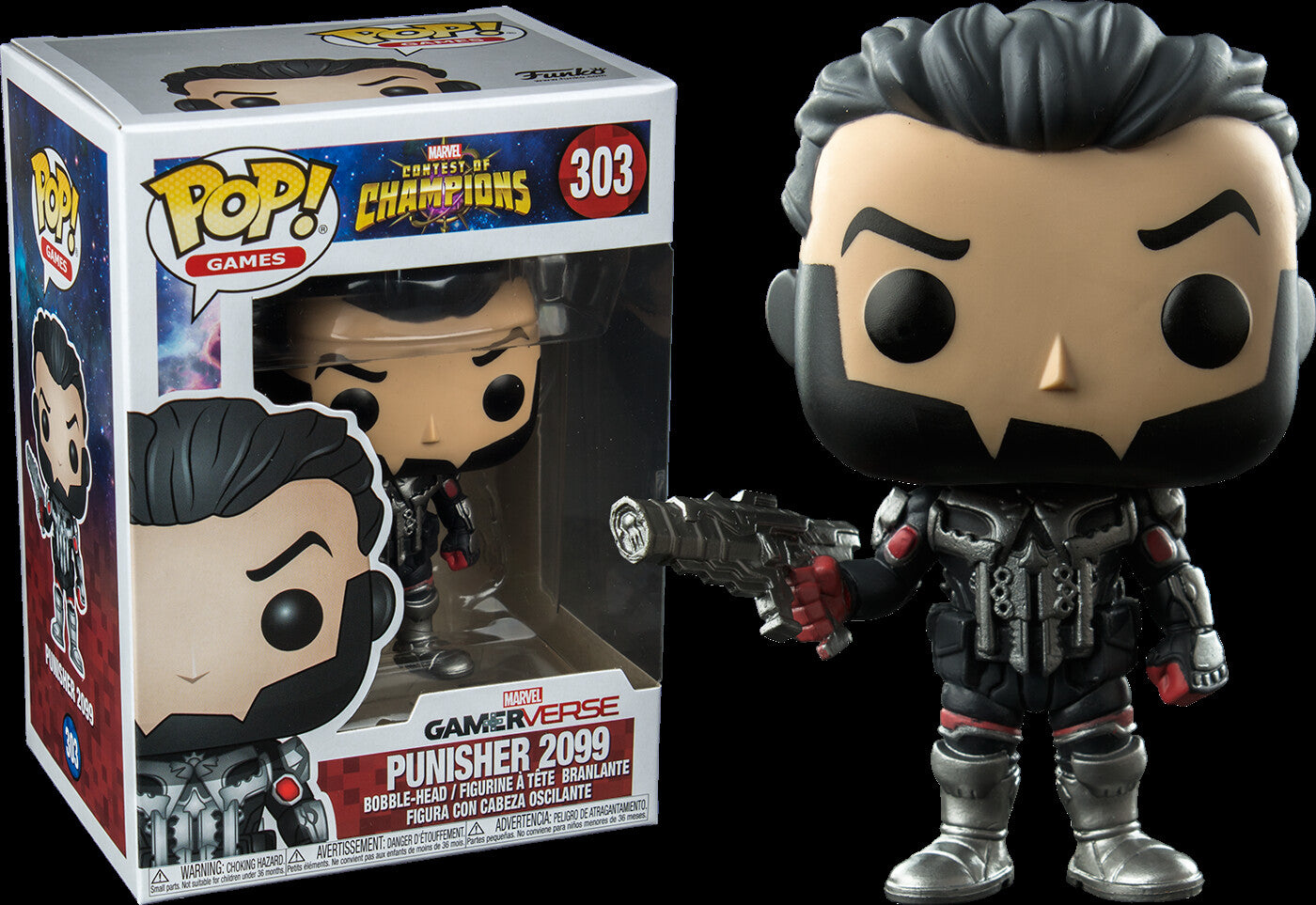 FUNKO POP! Games Marvel CoC Punisher 2099