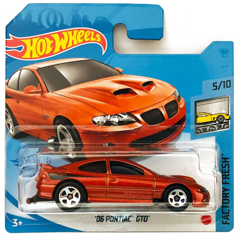 Hot Wheels Copper 06 Pontiac GTO Factory Fresh 5/10 Short Card 87/250 GRX32