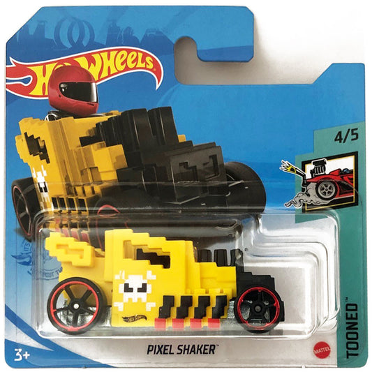 2021 Hot Wheels Minecraft Pixel Shaker *59/250 HW Tooned *4/5 GRX99 Yellow