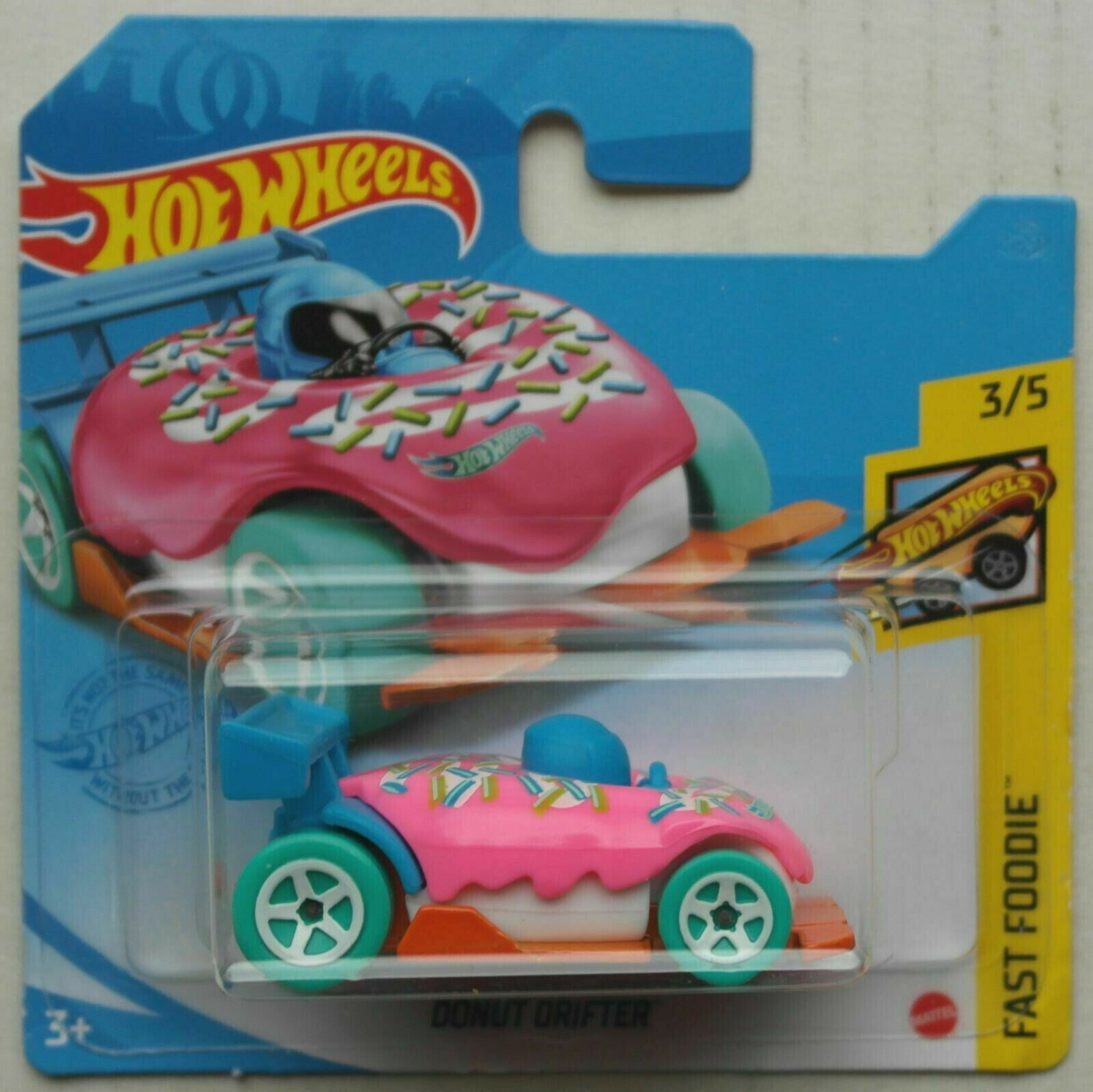 @ Hot Wheels 2021 FAST FOODIE DONUT DRIFTER 3/5 60/250 GRY08