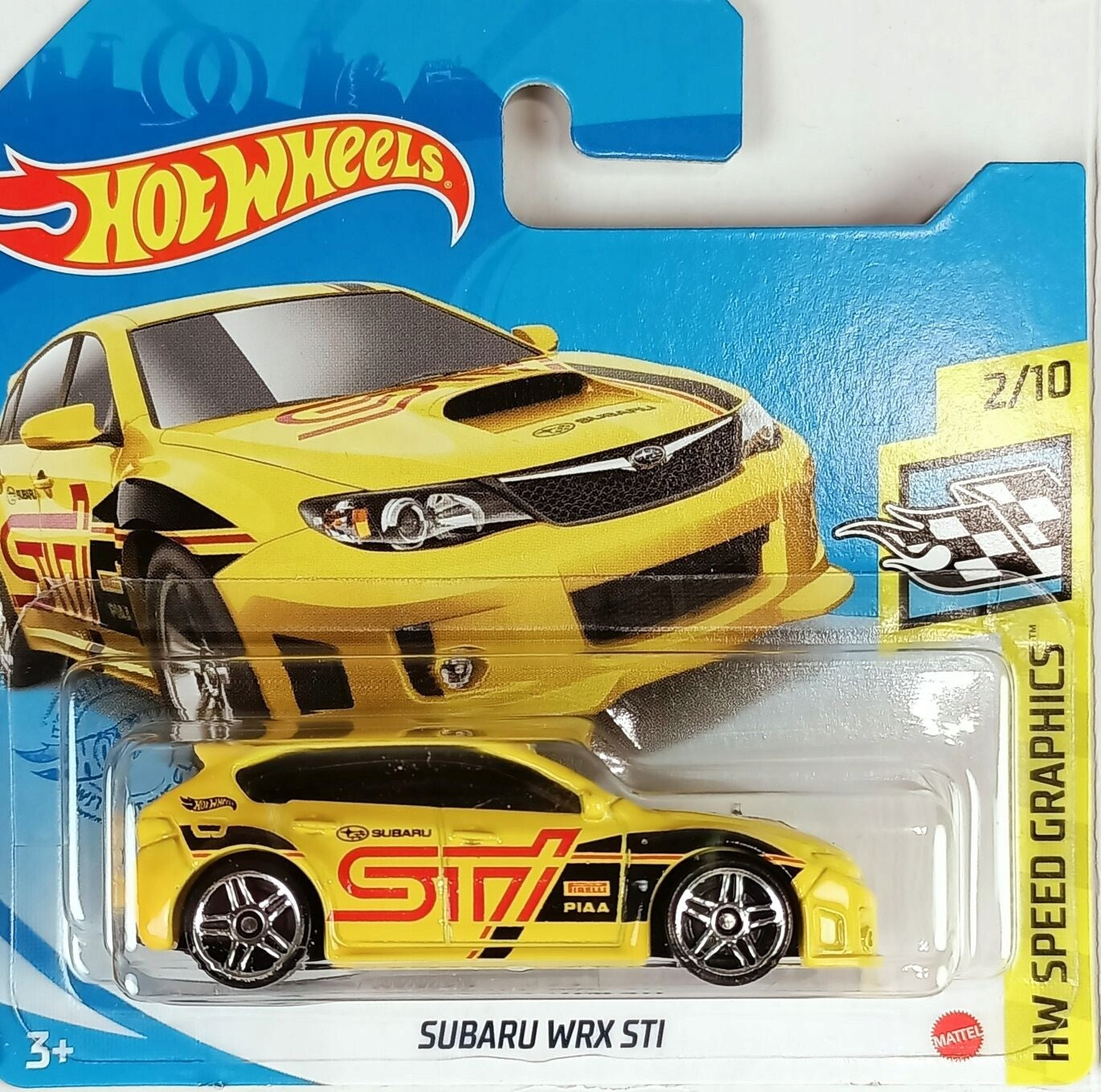Hot Wheels Subaru wrx sti gry42 21A HW Speed Graphics