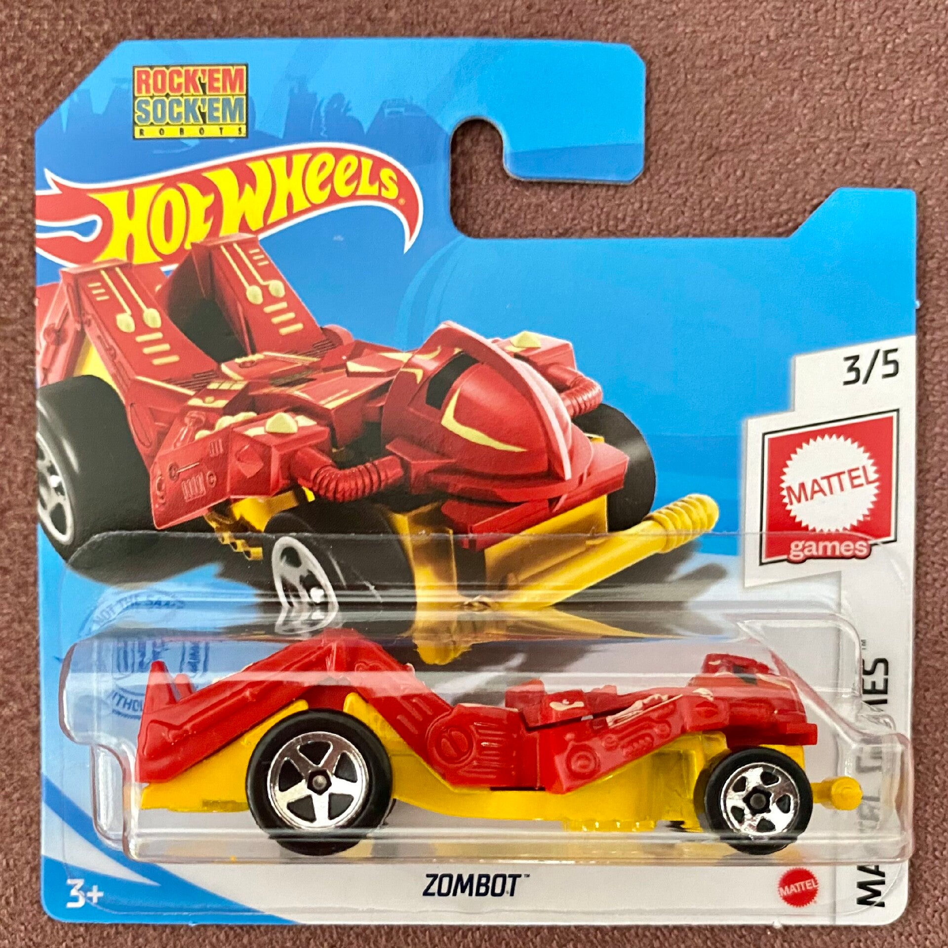 Hot Wheels 2021 Zombot ROCKEM SOCKEM ROBOTS 46/250 GRY69 HW HOT WHEELS Games 3/5