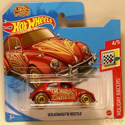 Hot Wheels 2021 HOLIDAY RACERS VOLKSWAGEN VALENTINE BEETLE 4/5 96/250 GRY79