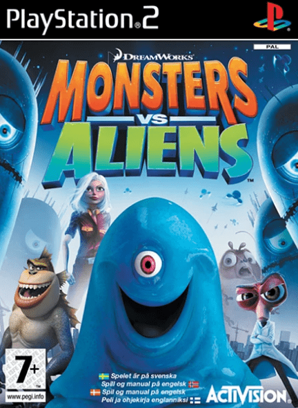 PS2 MONSTER VS ALIENS - USADO