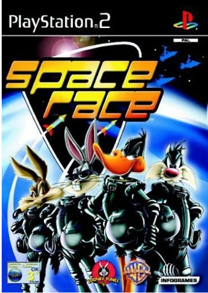 PS2 SPACE RACE - USADO