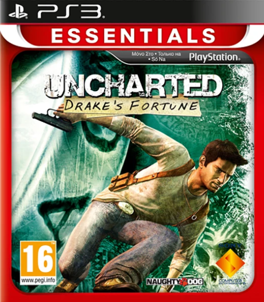 PS3 Uncharted Drake`s Fortune ESSENTIALS - USADO