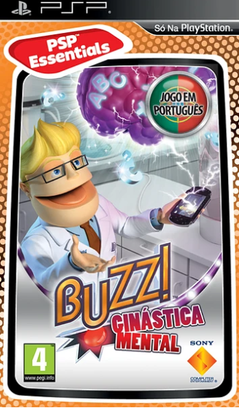 PSP Buzz! Ginastica Mental - USADO