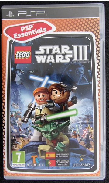 PSP LEGO Star Wars III: The Clone Wars Essentials - USADO