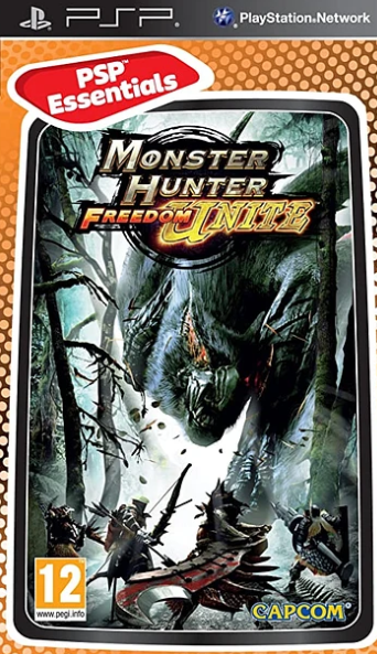 PSP MONSTER HUNTER FREEDOM UNITE PSP ESSENTIALS - USADO