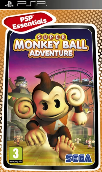 PSP Super Monkey Ball Adventure Essentials - USADO