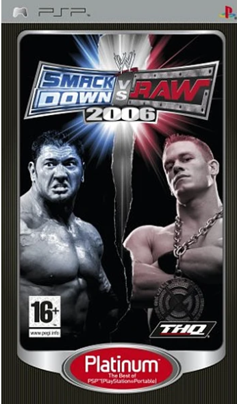 PSP WWE Smackdown Vs Raw 2006 Platinum - USADO