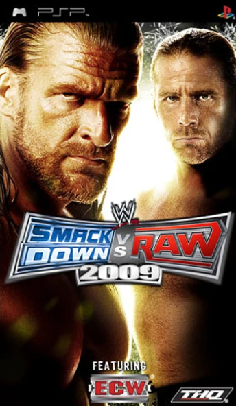 PSP WWE SMACKDOWN VS RAW 2009 - USADO