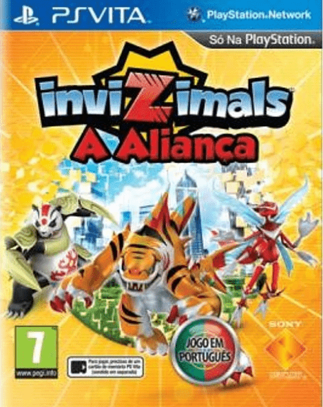 PSVITA INVIZIMALS A ALIANÇA - USADO