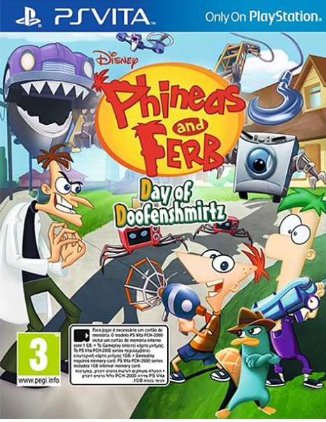 PSVITA Phineas and Ferb: Day of Doofensmirtz - USADO