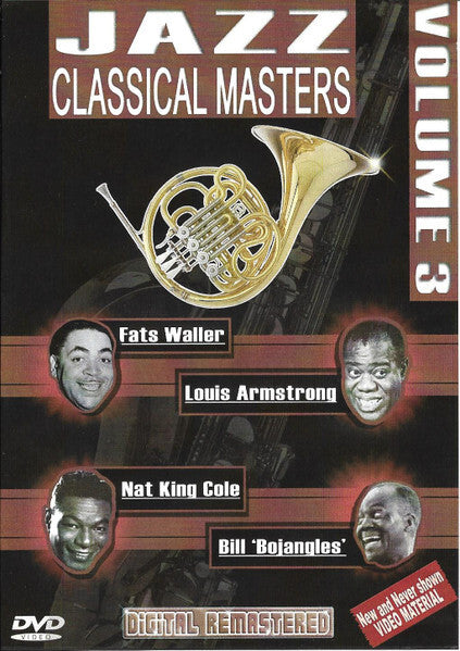 DVD Various ‎– Jazz Classical Masters - Volume 3 - USADO