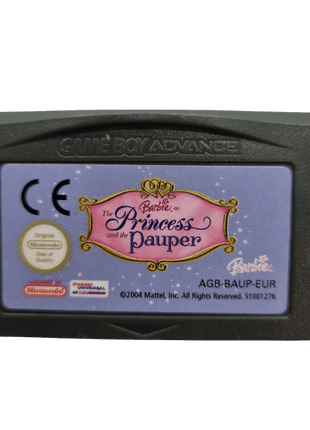 GBA Barbie As The Princess And The Pauper | PAL GameBoy Advance - USADO