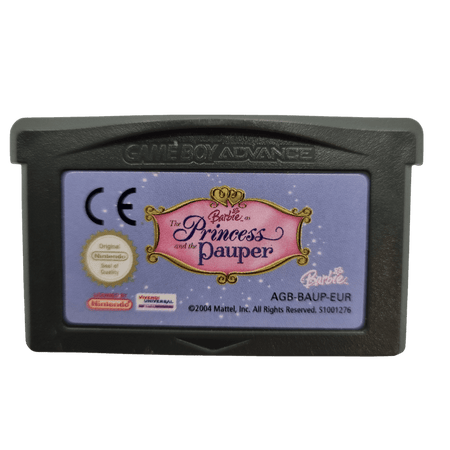 GBA Barbie As The Princess And The Pauper | PAL GameBoy Advance - USADO