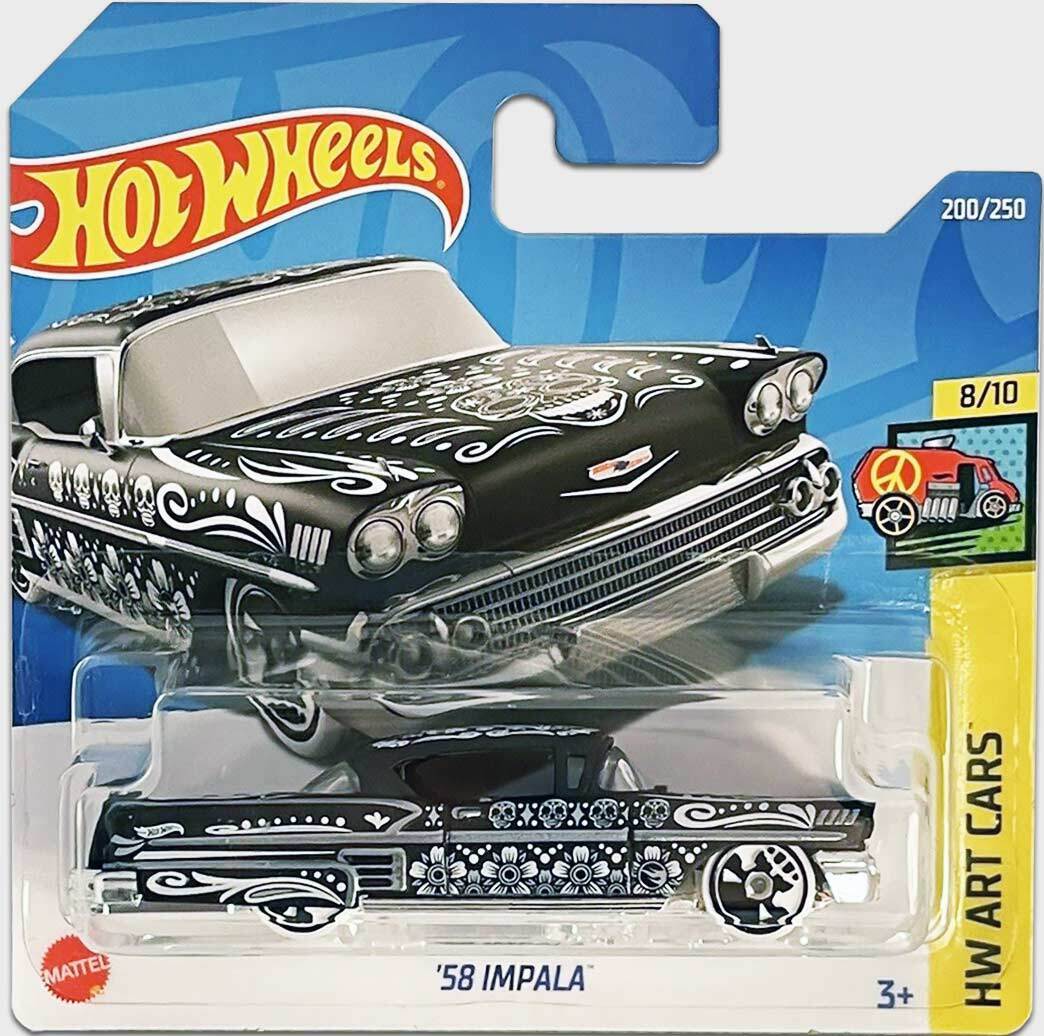 2022 Hot Wheels - ’58 Impala HCX98 - HW Art Cars 8/10 - Treasure Hunt