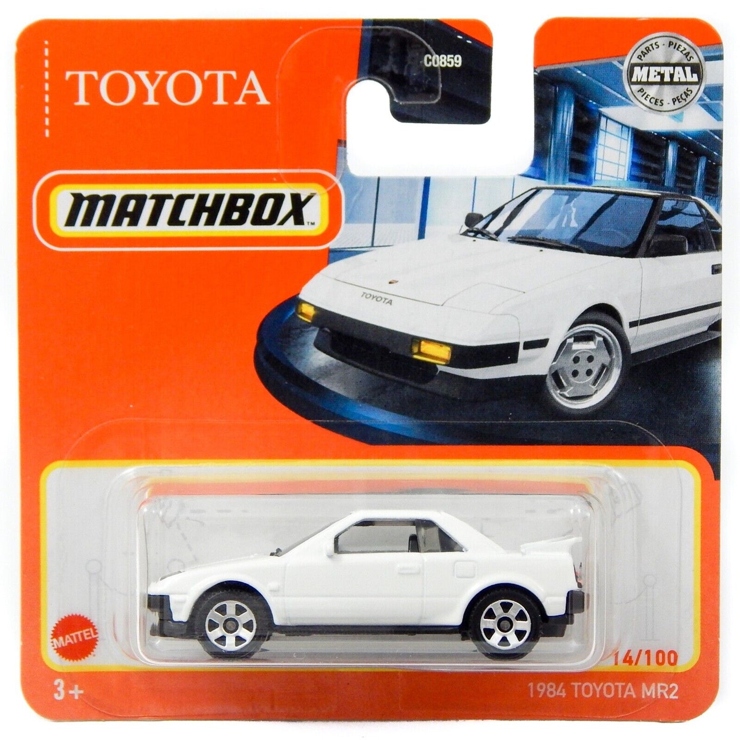 MatchBox 1984 Toyota MR2 White 2021