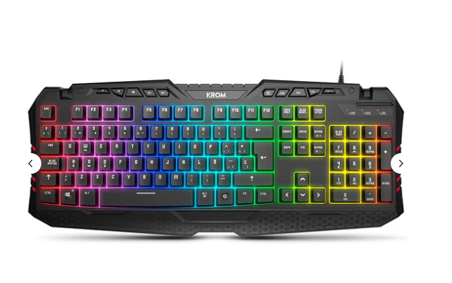 Teclado Gaming Krom Kyra RGB Gaming PT