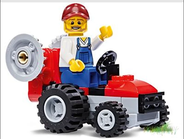 LEGO Gardener with Lawn Mower foil pack 951903 Limited Edition