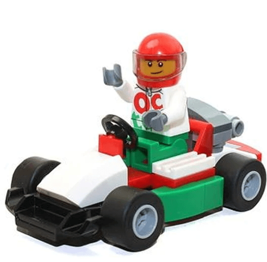 LEGO Race Driver and Go-kart foil pack 951807 / NOVO