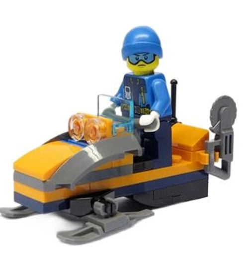 Lego Set Arctic Explorer with Snowmobile foil Limited Edition pack 951810 2018 / NOVO