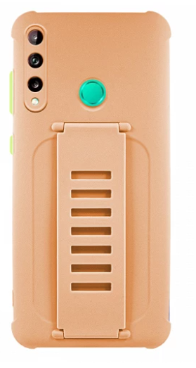 Capa Silicone Anti-deslizante Salmão Huawei P40 Lite E/Y7P