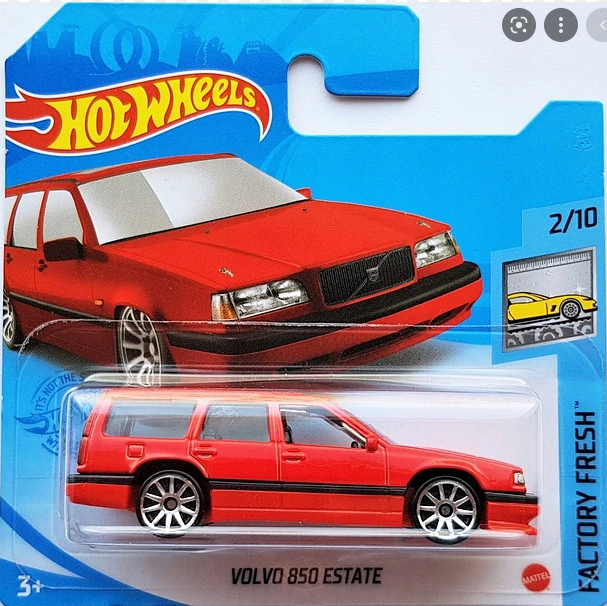 Hot Wheels 2021 Volvo 850 Estate Red Factory Fresh 2/10 GRY26-M521 43/250