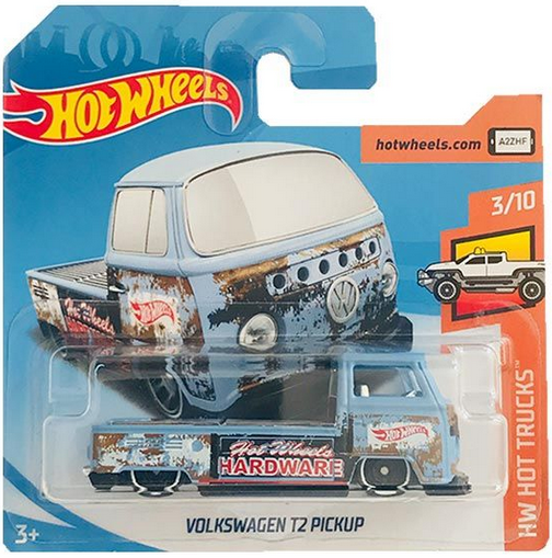 2018 HOT WHEELS - VOLKSWAGEN T2 PICKUP 108/365 - HW HOT TRUCKS 3/10 - 1:64 ©