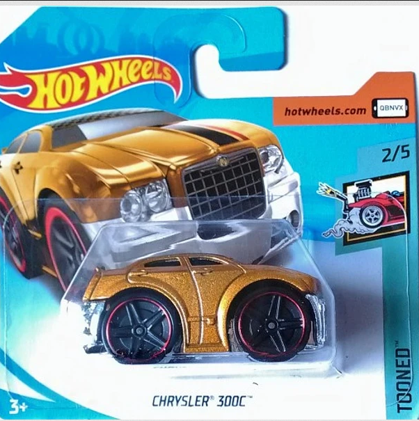 Hotwheels Chrysler 300C Gold Tooned 2018 FJY45