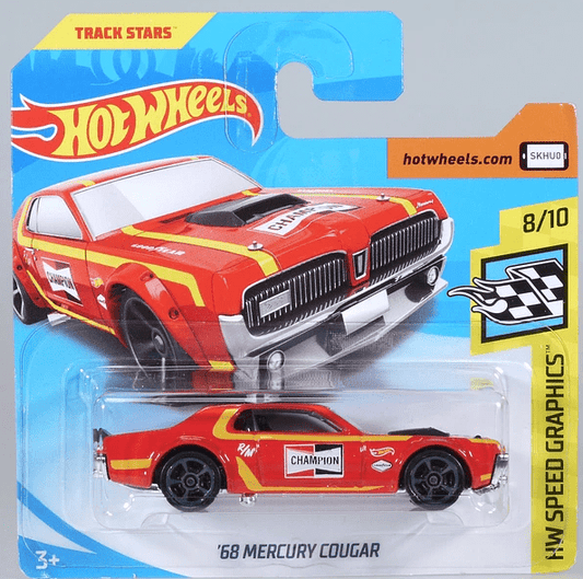 Hot Wheels FJW48 2018 HW Speed Graphics 8/10 Mercury 1968 Cougar