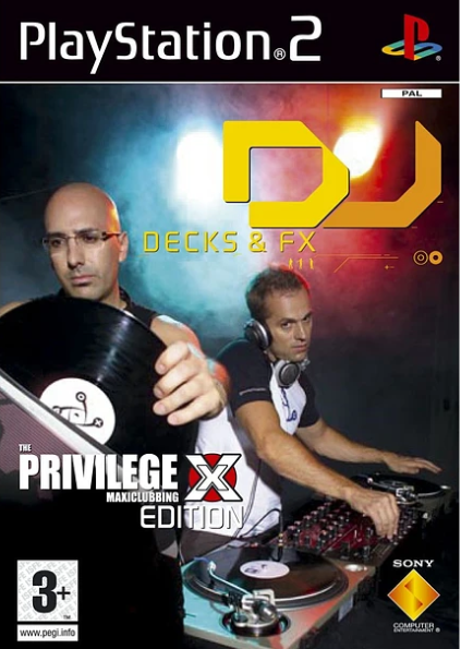 PS2 DJ DECKS & FX LIVE SESSION - USADO