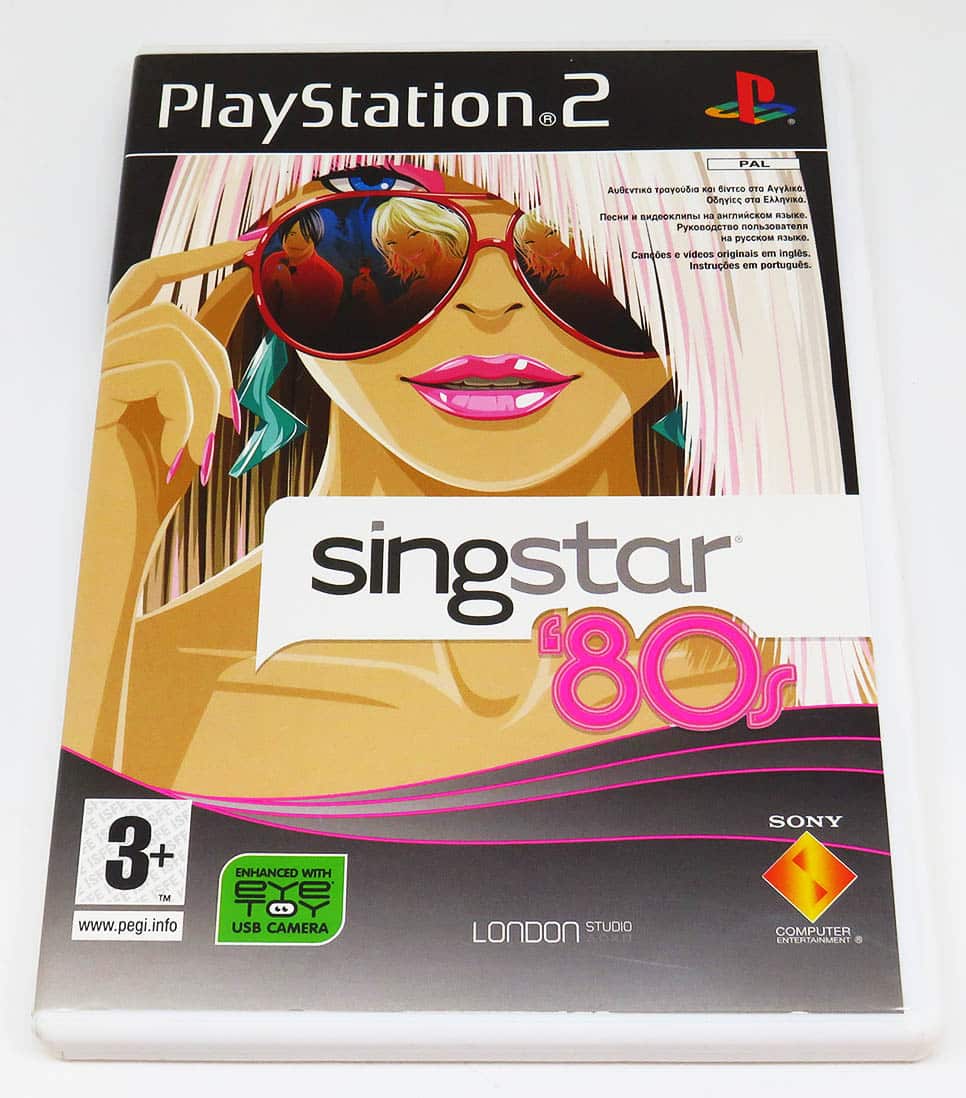 PS2 SINGSTAR 80S - USADO